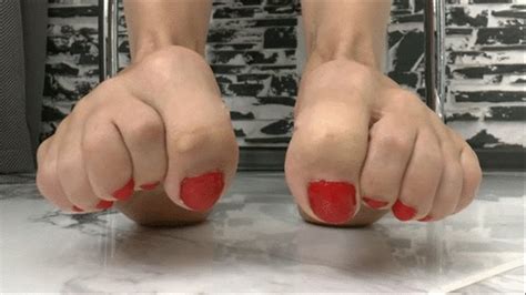I Painted My Toenails Red And Do Hard Toe Wiggling Mp4 Hd 720p Walhalla Street Clips4sale