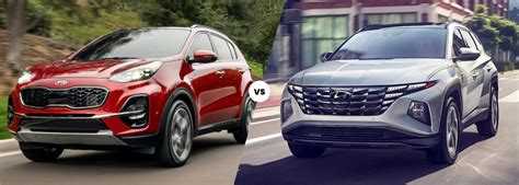 2022 Kia Sportage Vs Hyundai Tucson Suv Price Mpg Towing Warranty