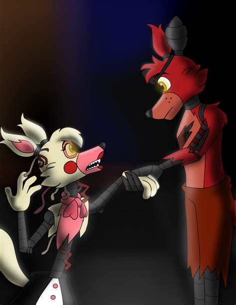 Foxy And Mangle By Sonicgirl On DeviantArt