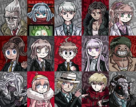 I Drew The Characters From Danganronpa 3 The End Of Hopes Peak