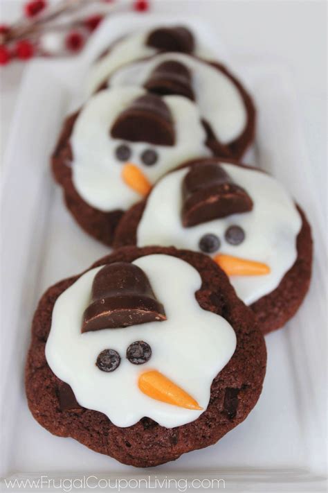 Melting Snowmen Cookies Cookie Exchange