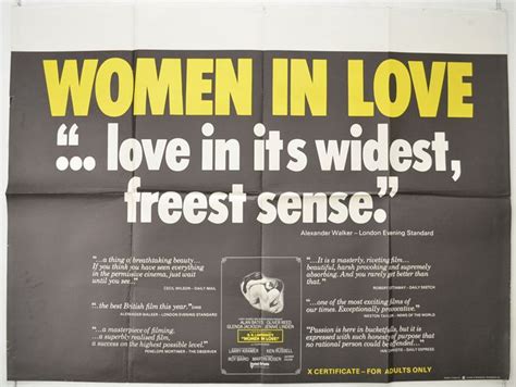 Women In Love Original Cinema Movie Poster From British Quad Posters And Us 1