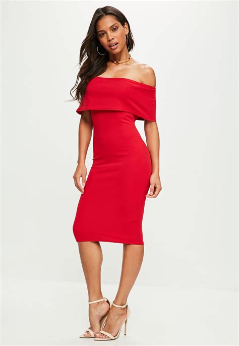 The midi dress is a key fashion piece and this season we experiment with style and cut to make it work for all manner of occasions, from work to weekend. Lyst - Missguided Red Cut Out Midi Dress in Red