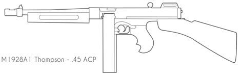 M1928a1 Thomson Submachine Gun By Bcmatsuyama On Deviantart