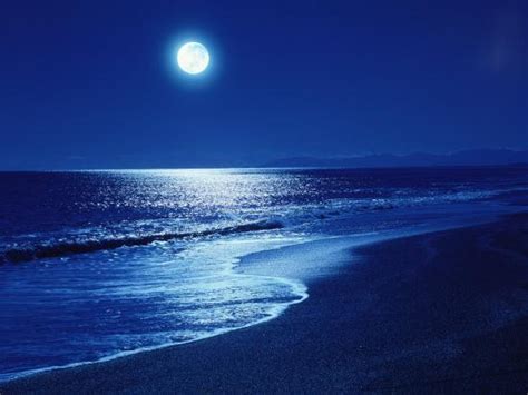 Full Moon Over The Sea Photographic Print