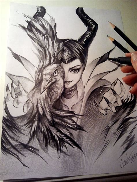 Maleficent By Naschi On Deviantart Maleficent Drawing Maleficent Art