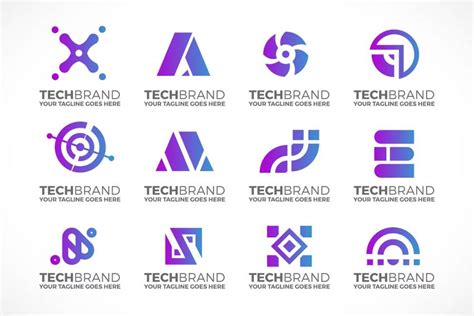 Best Tech Cool Startup Logo Designs Inspiration For