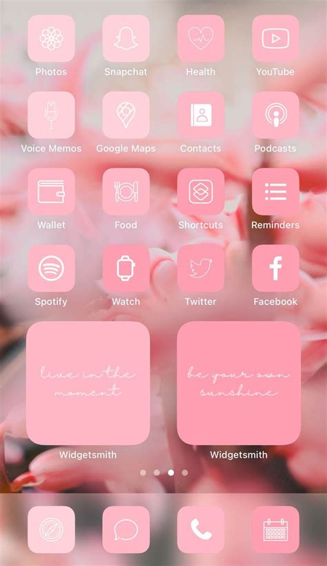 Pink Aesthetic Iphone Ios 14ios 15 App Icons Widget Etsy App Icon