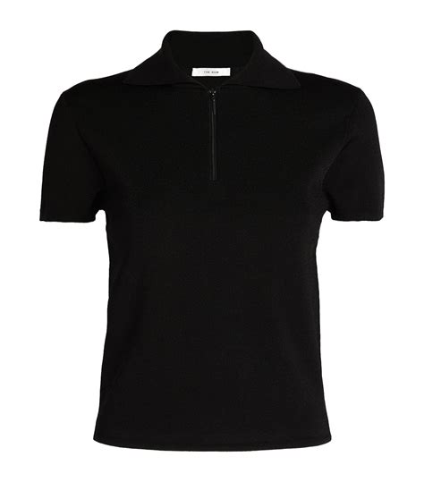 womens the row black polo shirt harrods uk