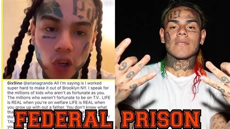 6ix9ine under investigation may be going to federal prison youtube