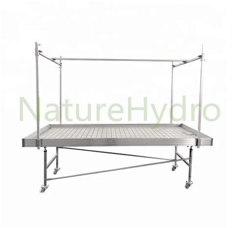 Hydroponic Growing Flood Drain Tray And Ebb And Flow Growing Tables