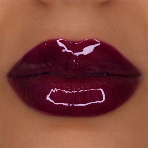 Wet Cherry Lip Gloss Color Lip Gloss Wet Cherry Lip Makeup Lip Colors Glossy Lips Shiny Lips