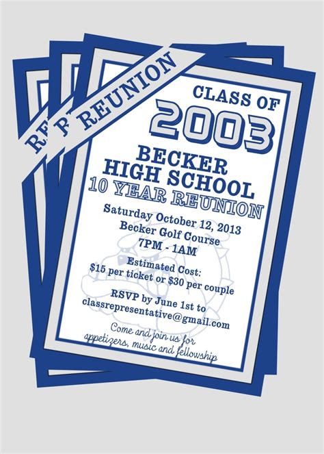 Class Reunion Invitation Customize With Your By Justforyouinvites