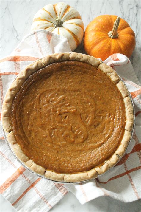 Easy Pumpkin Pie Made With Coconut Milk Once Upon A Pumpkin
