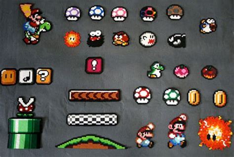 Super Mario World Perler Bead Pixel Art 12 X36 Weeklybangalee