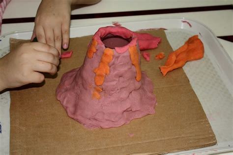 Making Playdough Volcano Flickr Photo Sharing