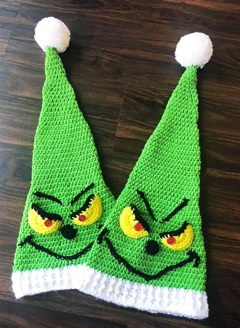 Crochet Pattern Christmas Hat Holiday Elf Hat 7 Sizes Etsy Crochet