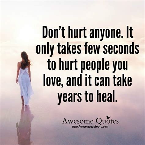 Dont Hurt Anyone