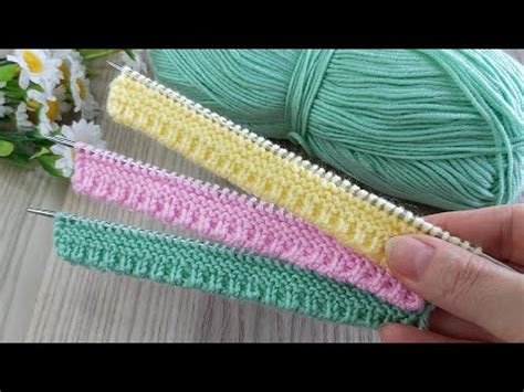 Tekstil Tipi Lastik Yap M Iki I Kolay Model Rg Easy Knitting