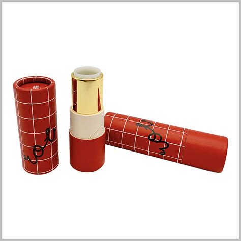 Creative Eco Friendly Lipstick Tubes Packaging Cosmetic Boxes
