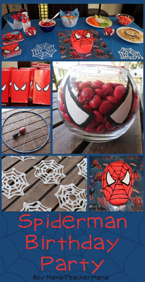 5% coupon applied at checkout save 5% with coupon. Boy Mama: Spiderman Birthday Party - Boy Mama Teacher Mama