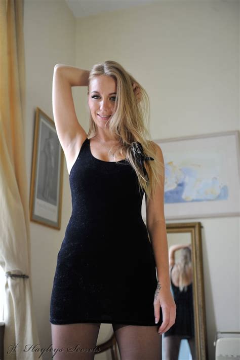 Hayley Marie Coppin In A Black Dress Rhayleymariecoppin