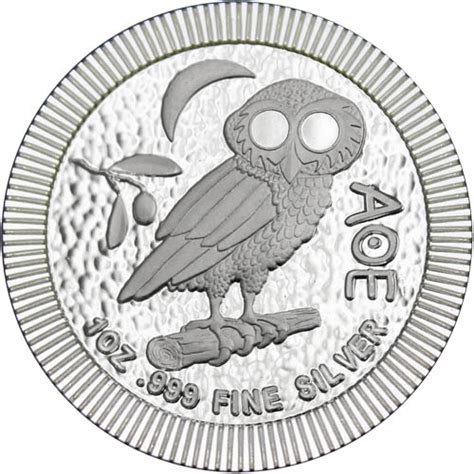 Athenian Owl 2020 1 Oz 2 Nzd Silver Bullion Stackable Coin Niue
