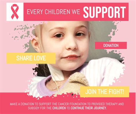 Pink Cancer Charity Facebook Post Postingan Facebook Template