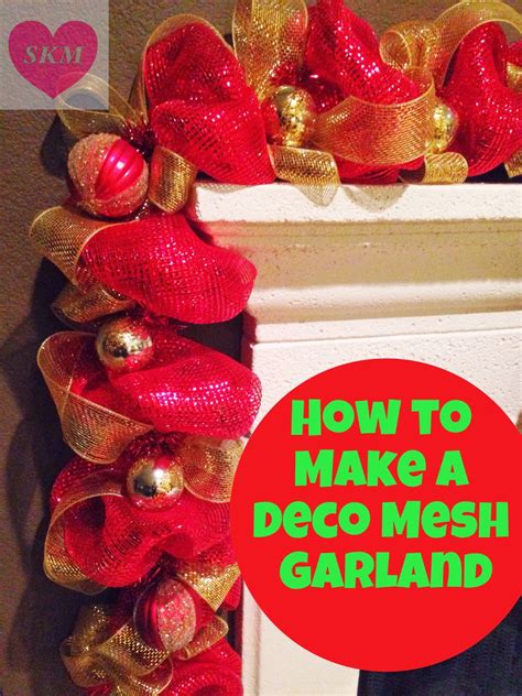 Ramble On Deco Mesh Garland How To