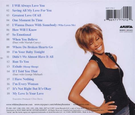 Whitney Houston The Ultimate Collection Cd Jpc