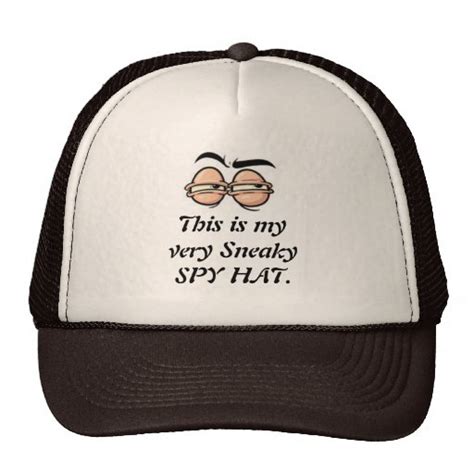 This Is My Very Sneaky Spy Hat Zazzle