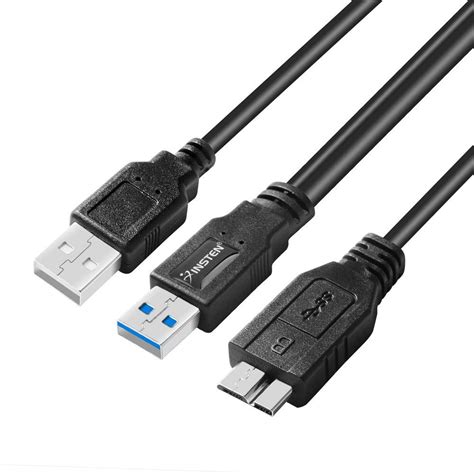 Insten Usb A To Micro B Usb 30 Y Cable Black