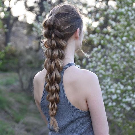 42 Cute And Cool Hairstyles For Teenage Girl Simple Braid