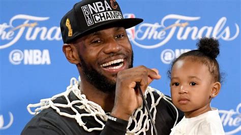 Lebron James Adorable Daughter Steals Show After Nba Finals Win