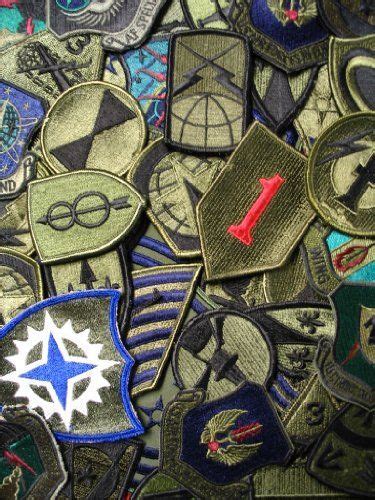 Lot Of 50 Assorted Us Military Army Air Force Subdued Insignia Patches