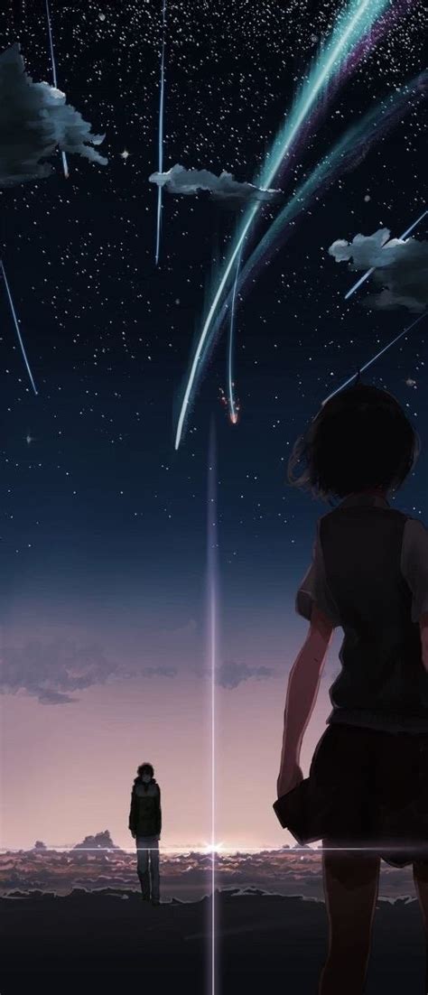 Kimi No Na Wa Anime Sky And Galaxy Wallpaper