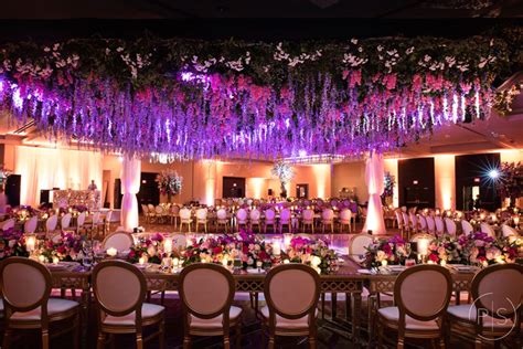 Fontainebleau Miami Luxury Wedding Lighting Indian Wedding