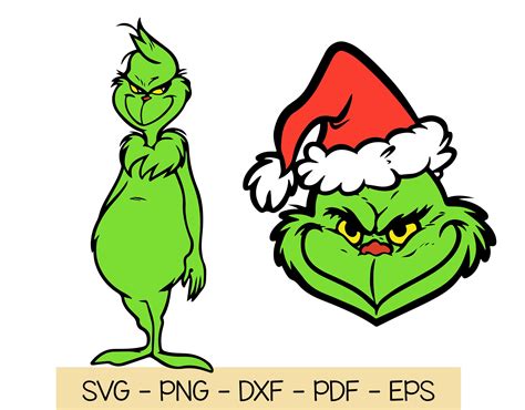 Grinch Svg Grinch Face Svg The Grinch Vector The Grinch Etsy Australia