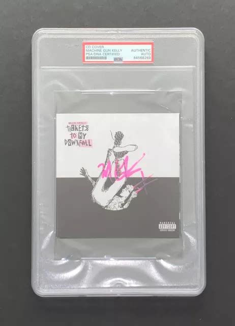 Machine Gun Kelly Signed Tickets To My Downfall Cd Cover Psa Slabbed 84568269 Eur 273 96