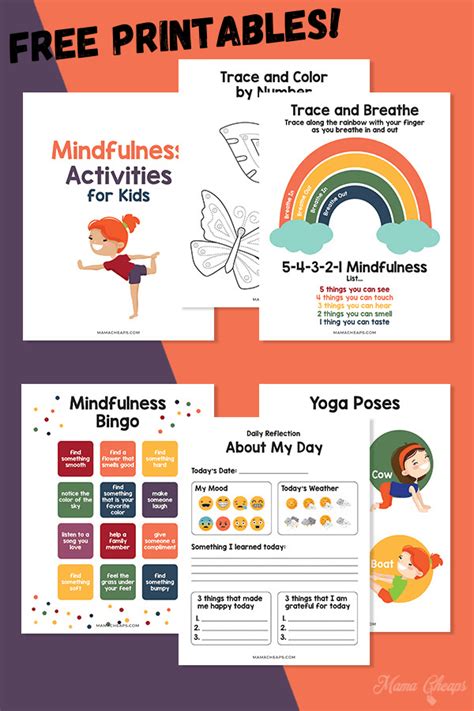 Mindfulness Activities For Kids Printable Bundle Mama Cheaps®