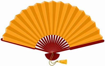 Fan Chinese Clipart Clip Transparent Hand Asian