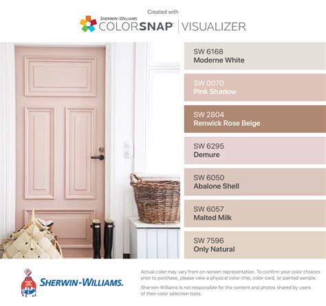 Sherwin Williams Pink Shadow Pink Paint Colors Interior Paint Colors