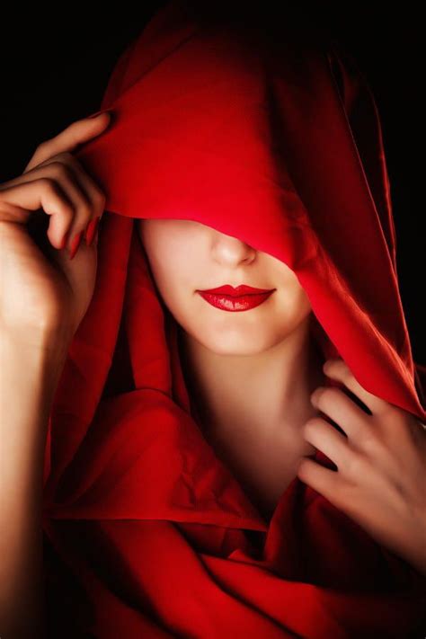 The Riddle Lady In Red Shades Of Red Simply Red