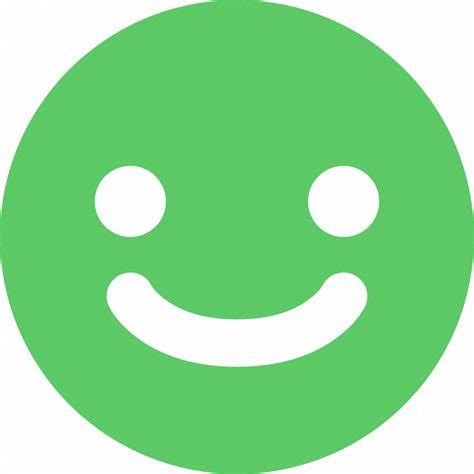 Happy Positive Smiley Emoji Emotion Expression Face Icon