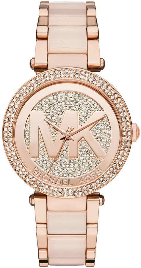 It used to be preferred by men but in the past decade, the style has caught up with women too. Michael Kors Women's Parker Two-Tone Watch MK6176