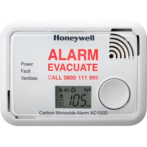 Honeywell 10 Year Carbon Monoxide Alarm Xc100d Estalert Safety Products