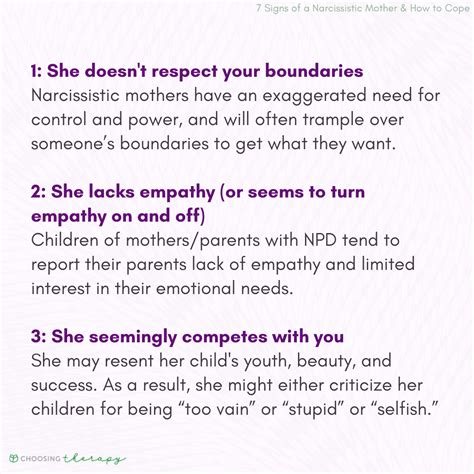 7 signs of a narcissistic mother and how to cope