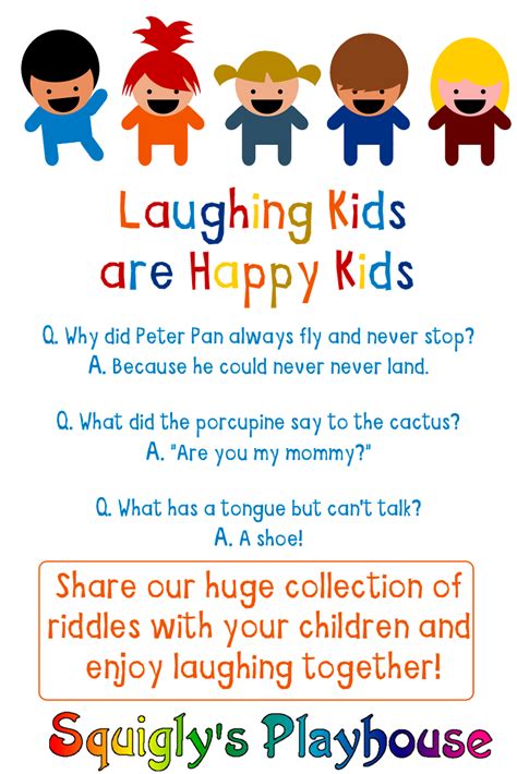 Try these tricky riddles for adults and teens (with answers) and see how many you can get. Funny Riddles for Kids at Squigly's Playhouse