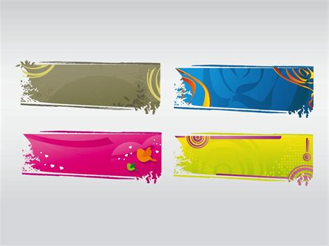 Vector Banner Set Vector Art And Graphics