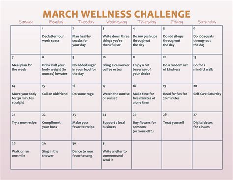 March Wellness Challenge Upper Iowa University